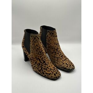Rag & Bone Women's‎ Aslen Suede Cheetah Print Ankle Boots Size EU 39/US 8